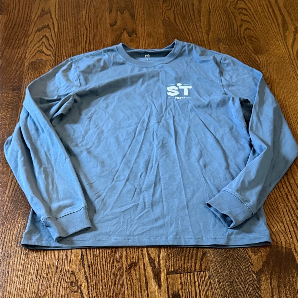 Southern Tide Steel Blue Graphic Tee - Picture 2 of 5